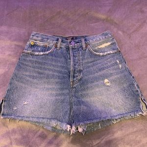 Denim A&F shorts!